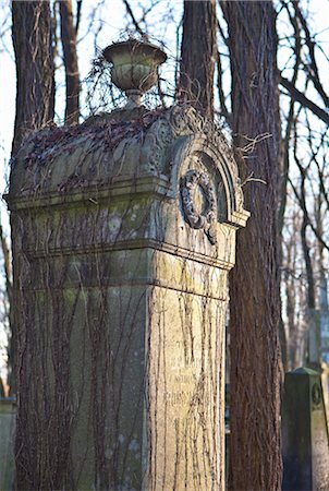 Okopowa Street Jewish Cemetery, Warsaw, Poland Stock Photo - Rights-Managed, Code: 700-03075506