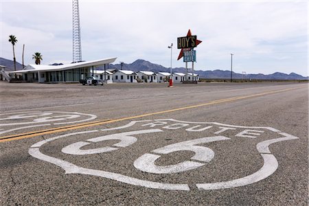 Roy's Motel and Cafe on Route 66, Amboy, California, USA Stock Photo - Rights-Managed, Code: 700-03075769