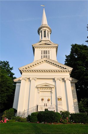 First Church of Christ, Sandwich, Cape Cod, Massachusetts, USA Stock Photo - Rights-Managed, Code: 700-03152746