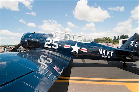 WWII US Navy Airplane at Air Show, Olympia, Washington, USA Stock Photo - Rights-Managed, Code: 700-03166522