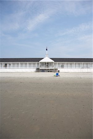 Pavillon de plage, Kennebunkport, Maine, États-Unis Photographie de stock - Rights-Managed, Code: 700-03161601