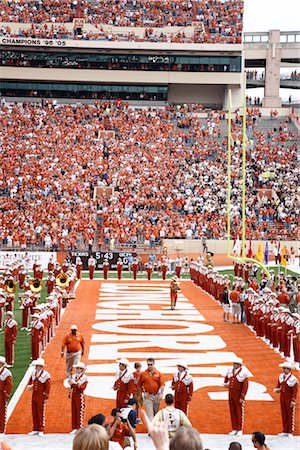 people in bleachers at a stadium - Texas Longhorns Football Game, Austin, Texas, USA Stock Photo - Rights-Managed, Code: 700-03210606