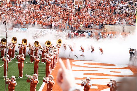 people in bleachers at a stadium - Texas Longhorns Football Game, Austin, Texas, USA Stock Photo - Rights-Managed, Code: 700-03210609