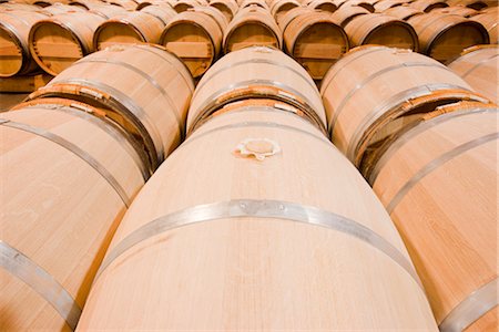 food in containers - Wine Barrels at Chateau Lynch-Bages, Pauillac, Gironde, Aquitaine, France Stock Photo - Rights-Managed, Code: 700-03244033