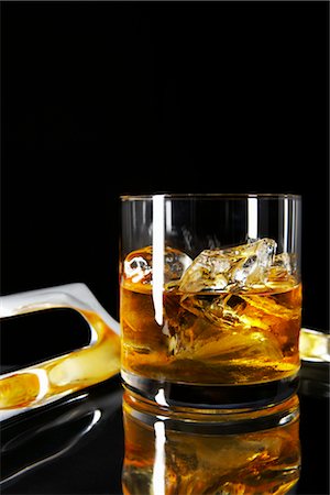 Scotch on the Rocks Stock Photo - Rights-Managed, Code: 700-03265810