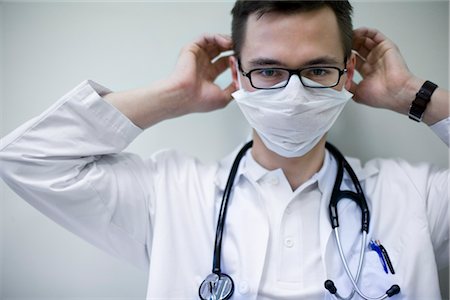 doctor intern male white - Portrait of Doctor Stock Photo - Rights-Managed, Code: 700-03284295