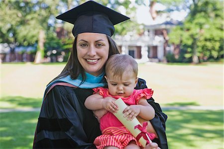 robe - Mother and Daughter at Graduation Stock Photo - Rights-Managed, Code: 700-03294874