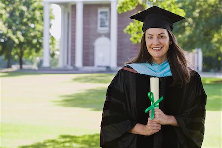 student graduating - Portrait of College Graduate Stock Photo - Rights-Managed, Code: 700-03294871