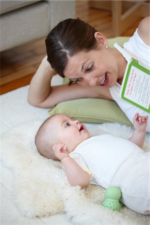 simsearch:600-01112884,k - Mother Playing with Baby Stock Photo - Rights-Managed, Code: 700-03294892