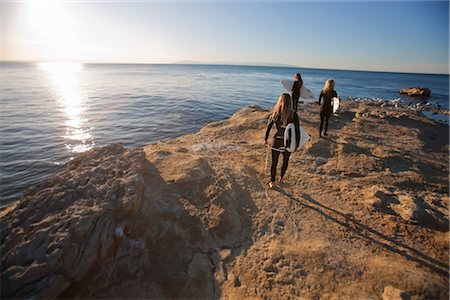 Surfers at Steamers Lane in Santa Cruz, California, USA Stock Photo - Rights-Managed, Code: 700-03295038