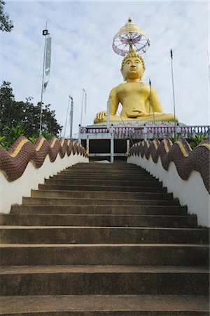 Wat Koh Pha Kham, Chiang Saen, Chiang Rai Province, Thailand Stock Photo - Rights-Managed, Code: 700-03368760