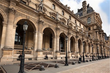 paris art of building - Louvre, Paris, France Stock Photo - Rights-Managed, Code: 700-03403778