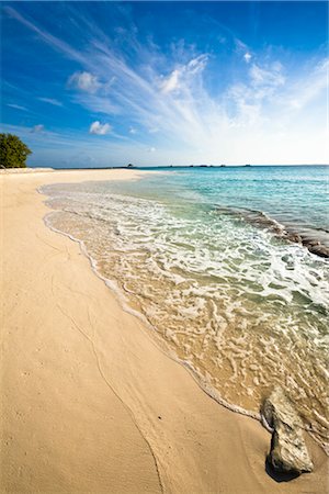 exclusive (private) - Plage et la rive, la maison de plage à Manafaru, Maldives Photographie de stock - Rights-Managed, Code: 700-03403853