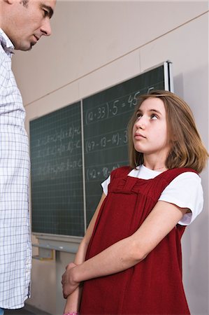 punishment - Student and Teacher Facing One Another Stock Photo - Rights-Managed, Code: 700-03445117