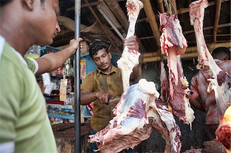 street market india - Butcher in Kochi, Kerala, India Stock Photo - Rights-Managed, Code: 700-03445349