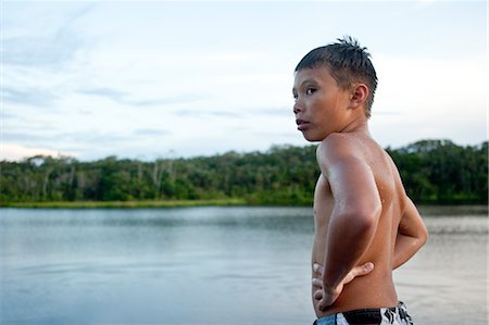 Boy Swimming, Ecuador, South America Stock Photo - Rights-Managed, Code: 700-03445670