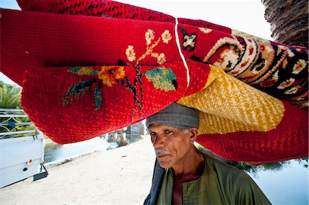 Carpet Salesman, Aswan, Egypt Stock Photo - Rights-Managed, Code: 700-03445988