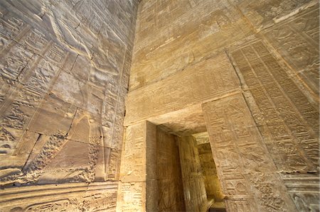 Temple of Horus, Edfu, Egypt Stock Photo - Rights-Managed, Code: 700-03445995