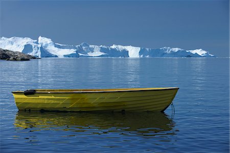 Boat, Disko Bay, Jakobshavn Glacier, Ilulissat, Greenland Stock Photo - Rights-Managed, Code: 700-03456670