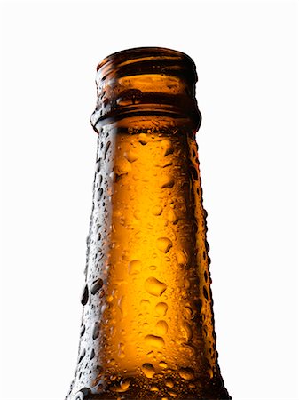 Close-up of Beer Bottle Foto de stock - Con derechos protegidos, Código: 700-03466489