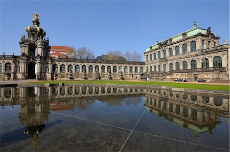 dresden - Kronentor and Zwinger Palace, Dresden, Saxony, Germany Stock Photo - Rights-Managed, Code: 700-03484666