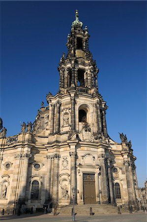 dresden - Katholische Hofkirche, Dresden, Saxony, Germany Stock Photo - Rights-Managed, Code: 700-03484663