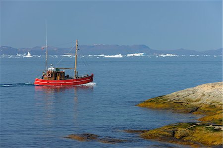 Tour Boat, Disko Bay, Ilulissat Icefjord, Ilulissat, Qaasuitsup, Greenland Stock Photo - Rights-Managed, Code: 700-03506200