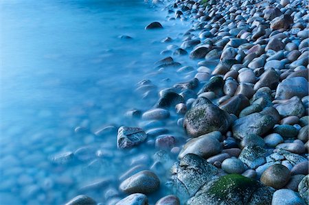 Plage rocheuse au crépuscule, Sennen Cove, Cornouailles, Angleterre Photographie de stock - Rights-Managed, Code: 700-03506265