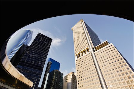 Skyscrapers in Downtown Manhattan, New York City, New York, USA Stock Photo - Rights-Managed, Code: 700-03508218