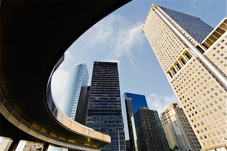 Skyscrapers in Downtown Manhattan, New York City, New York, USA Foto de stock - Con derechos protegidos, Código: 700-03508219