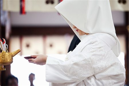 sake - Wedding Ceremony, Oyama Jinja, Kanazawa, Ishikawa prefecture, Chubu Region, Honshu, Japan Stock Photo - Rights-Managed, Code: 700-03508492