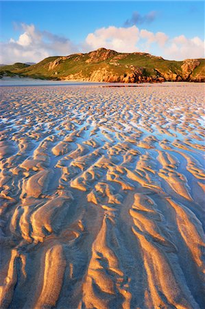 Ondulations de sables sur la plage à l'aube, Isle of Lewis, Écosse Photographie de stock - Rights-Managed, Code: 700-03508654