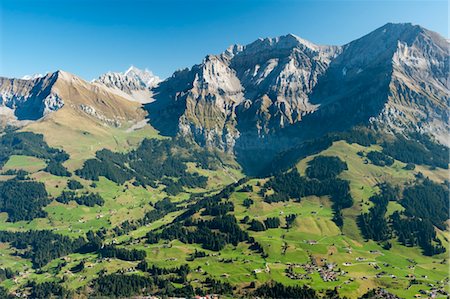 Swiss Alps in Summer, Adelboden, Switzerland Stock Photo - Rights-Managed, Code: 700-03501301