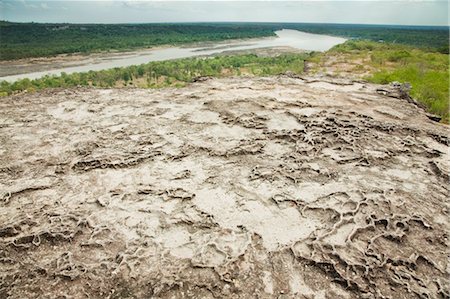 plateau - Eroded Rock Surface on Cliff Overlooking Mekong River, Pha Taem National Park, Ubon Ratchathani Province, Thailand Stock Photo - Rights-Managed, Code: 700-03520662