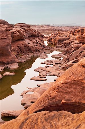 famous landmarks in asia - View of SamPanBok, Ubon Ratchathani Province, Thailand Stock Photo - Rights-Managed, Code: 700-03567863