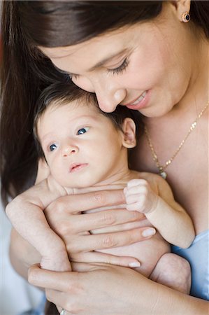 Mother Holding Infant Daughter Stock Photo - Rights-Managed, Code: 700-03568037