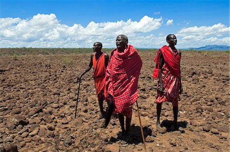 Portrait of Masai, Masai Village, Magadi Lake, Kenya, Africa Stock Photo - Rights-Managed, Code: 700-03586758