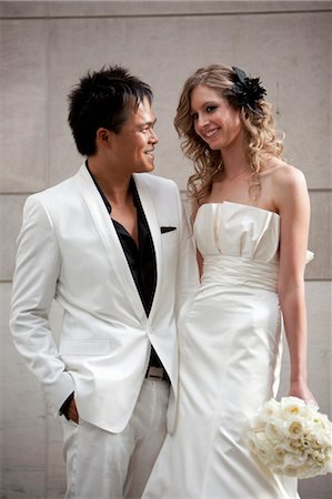 formal occasion - Bride and Groom Stock Photo - Rights-Managed, Code: 700-03587132