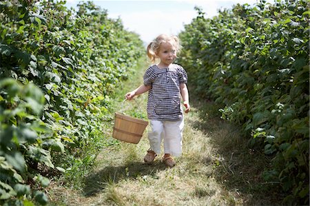 Young Girl with Basket, Whittamore's Farm, Markham, Ontario Stock Photo - Rights-Managed, Code: 700-03587301