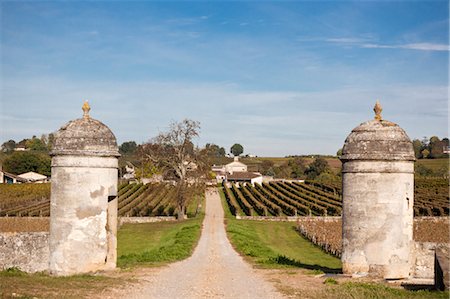 Chateau Saint-Georges during GRAPE HARVEST , SAINT EMILION WINE, BORDEAUX, GIRONDE, AQUITAINE, NO PROPRETY RELEASE, Stock Photo - Rights-Managed, Code: 700-03615904