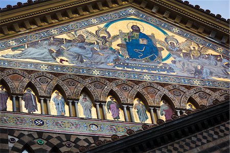 Close up of Duomo di Amalfi, Amalfi, Campania, Italy Stock Photo - Rights-Managed, Code: 700-03641066