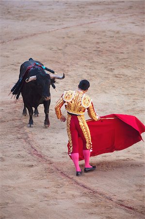 spain culture men - Bullfight, Plaza de Toros, San Fermin Fiesta, Pamplona, Navarre, Spain Stock Photo - Rights-Managed, Code: 700-03643091