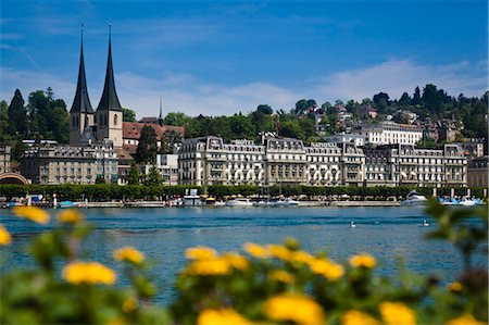 Cityscape of Lucerne, Switzerland Stock Photo - Rights-Managed, Code: 700-03654596