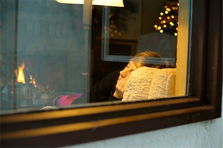 Women Napping at Christmas Time Stock Photo - Rights-Managed, Code: 700-03659151