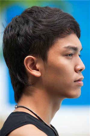 Portrait of Teenager, Bangkok, Thailand Stock Photo - Rights-Managed, Code: 700-03665030