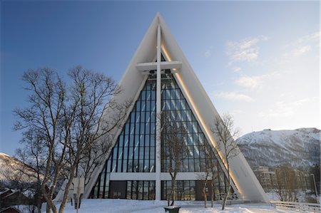 The Arctic Cathedral, Tromso, Troms, Norway Stock Photo - Rights-Managed, Code: 700-03665496