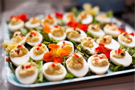 platter - Deviled Eggs Stock Photo - Rights-Managed, Code: 700-03665644