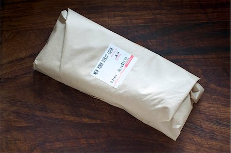 package - Steak Wrapped in Butcher's Paper Stock Photo - Rights-Managed, Code: 700-03665662