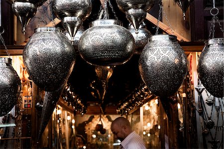 Lanternes traditionnelles, Marrakech, Maroc Photographie de stock - Rights-Managed, Code: 700-03685932