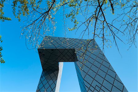 China Central Television Headquarters, Central Business District, Beijing, China Stock Photo - Rights-Managed, Code: 700-03698034